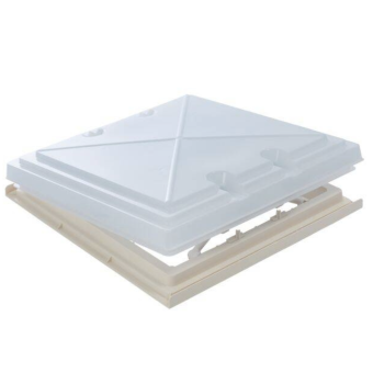 Okno dachowe MPK Skylight model 42 z beżową ramą, bez moskitiery